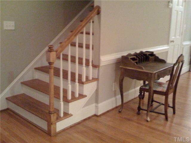 3421 Clark Avenue Raleigh, NC 27607 - Photo 8 of 19 a view of entryway with wooden floor