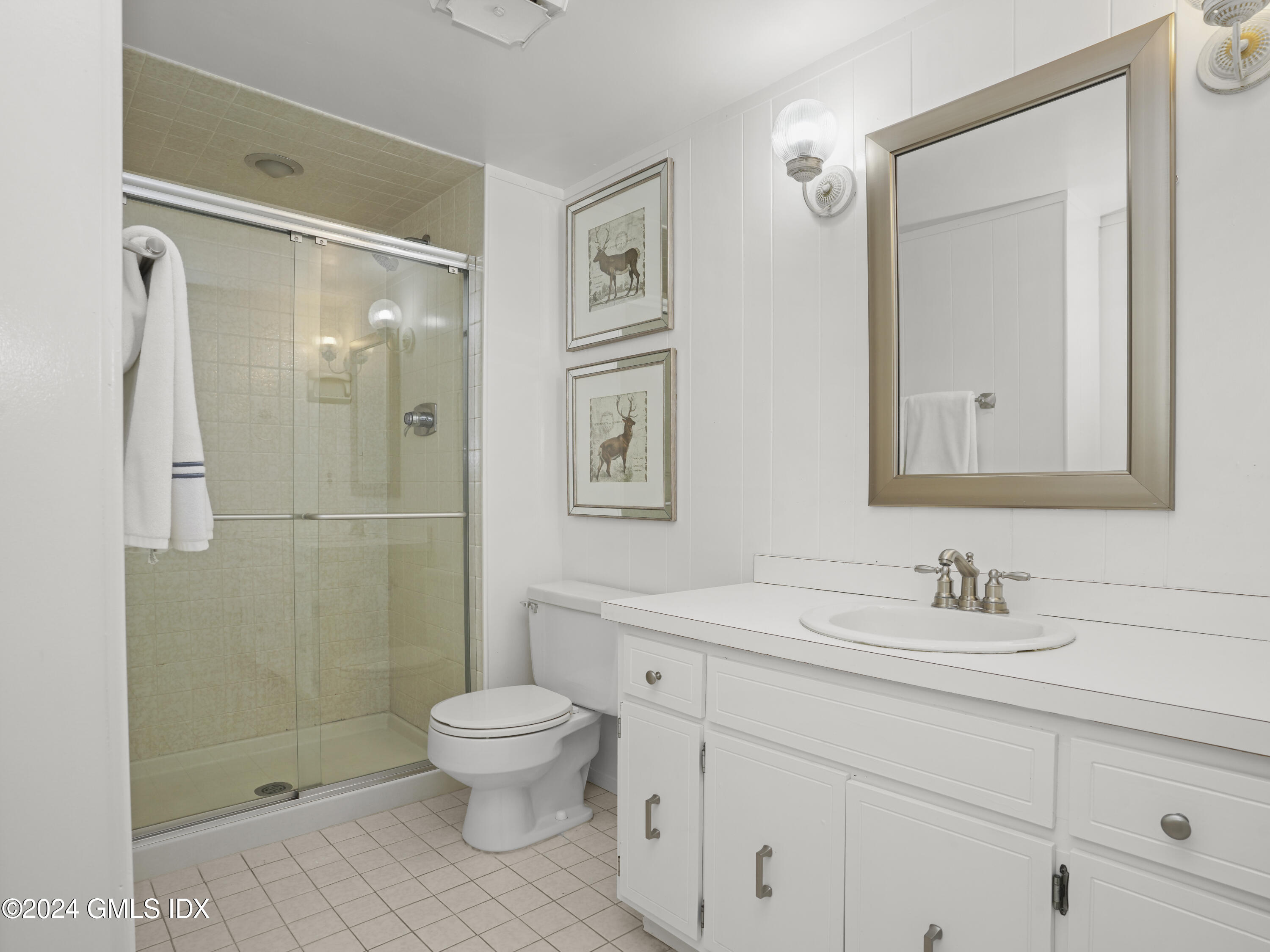 102 Silo Circle, Unit 102 Riverside, CT 06878 - Photo 17 of 22 a bathroom with a toilet sink a shower and a mirror