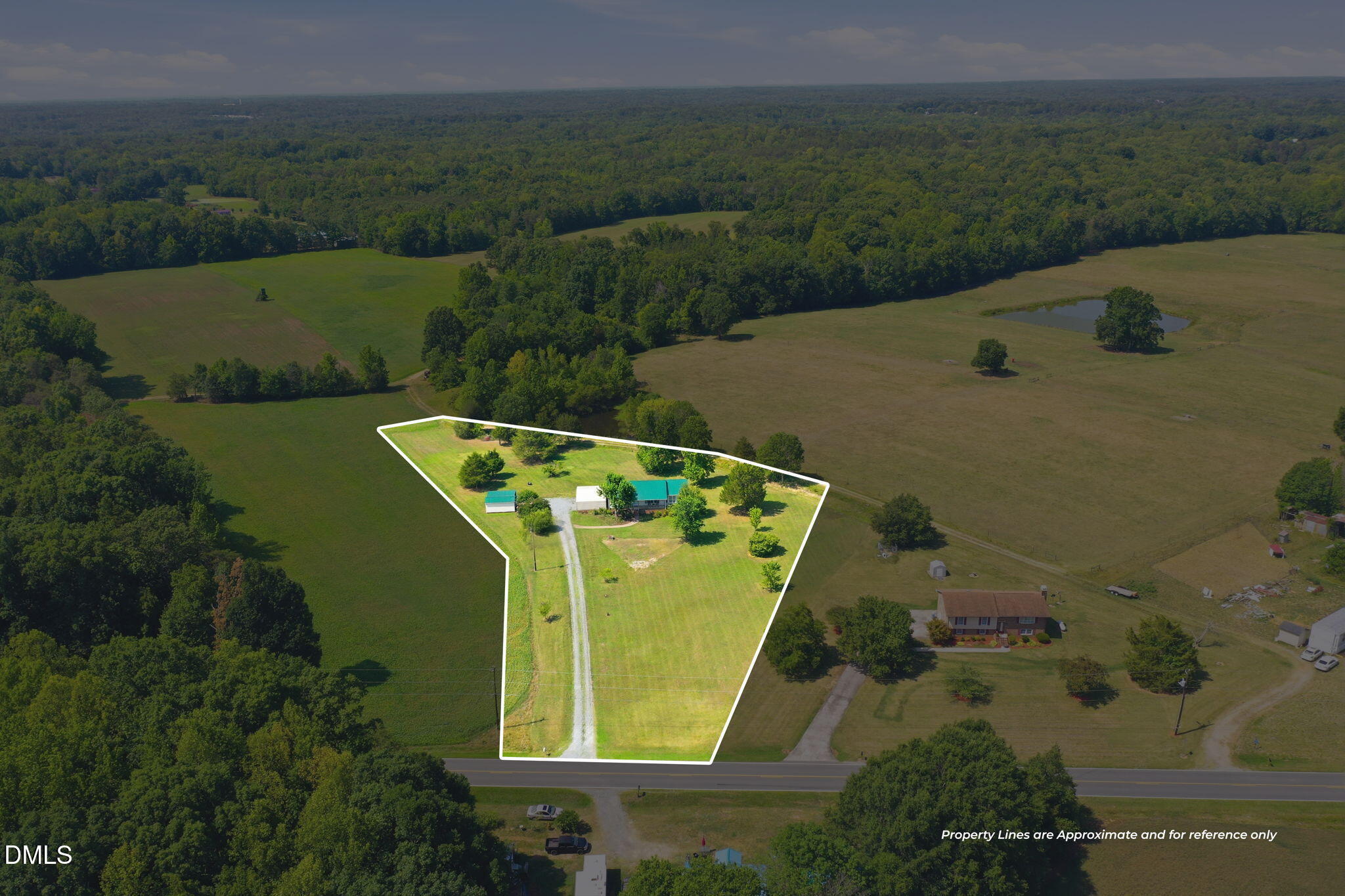 852 Boone Road Burlington, NC 27217 - Photo 2 of 37 5-web-or-mls-DJI_0540 - lotlines