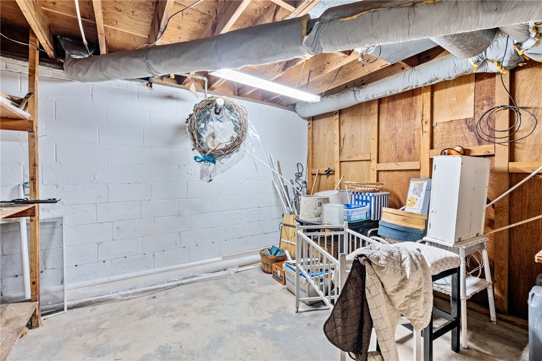 420 Brock Street Central, SC 29630 - Photo 35 of 45 Unfinished basement space offering potential for future expansion.