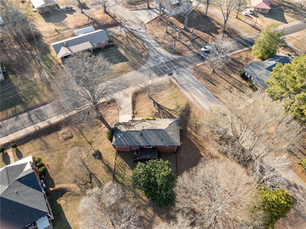 420 Brock Street Central, SC 29630 - Photo 43 of 45 This elevated view captures the neighborhood's layout and surrounding landscape.