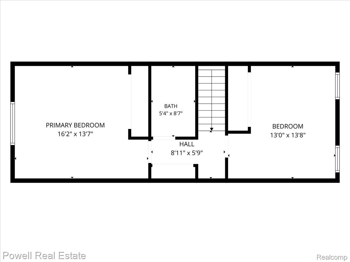 1938 Allenway Court Rochester, MI 48309 - Photo 38 of 39 Second Floor Floor Plan.