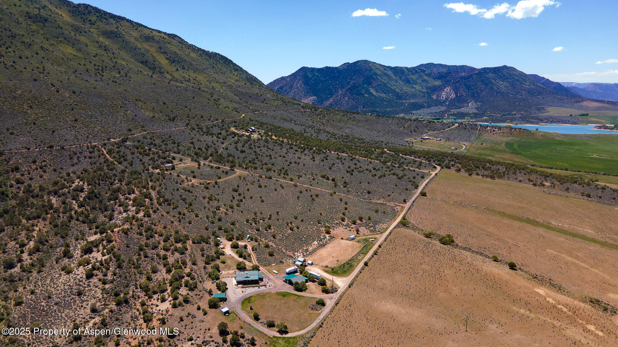 3768 County Road 237 Rifle, CO 81650 - Photo 40 of 47 a view of a backyard with mountain view and mountain view