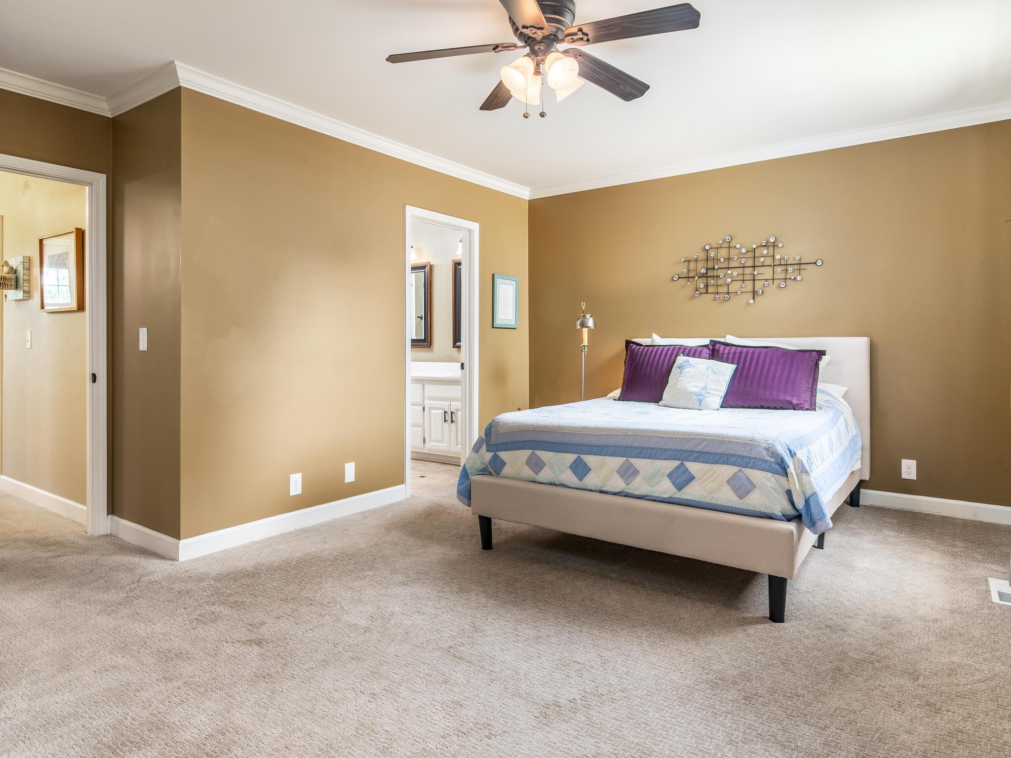 732 General George Patton Road, Unit 732 Nashville, TN 37221 - Photo 17 of 27 a bedroom with a bed and painting on the wall