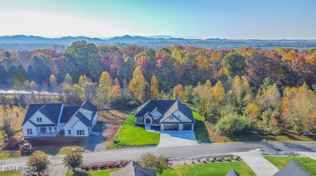 a aerial view of a house