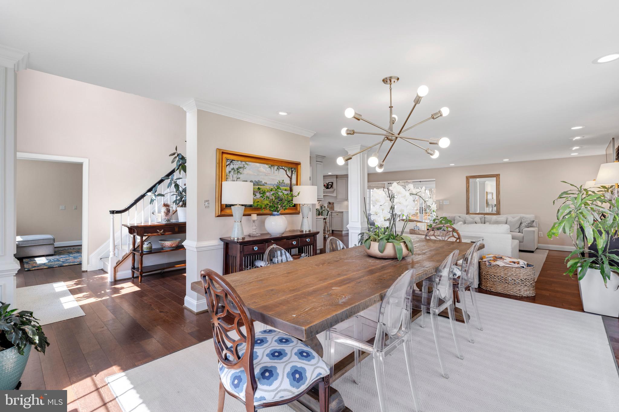 3618 Jackson Cabin Road Phoenix, MD 21131 - Photo 8 of 68 a view of a dining room with furniture and wooden floor