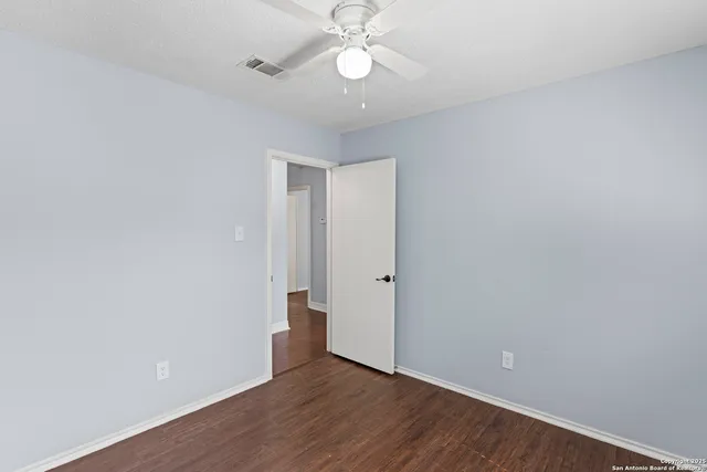 wooden floor in an empty room