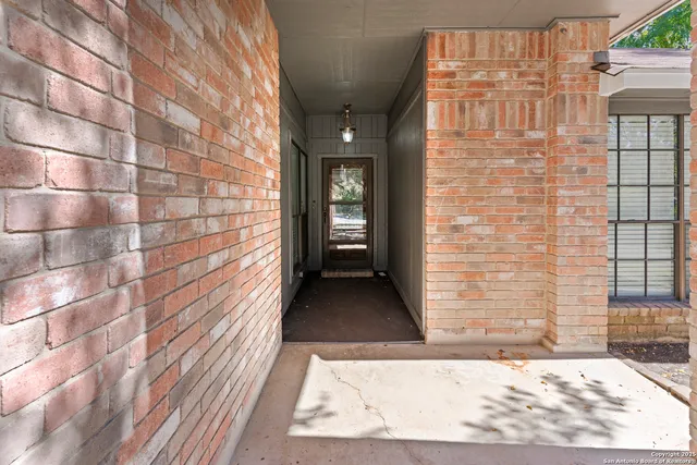 a view of an entryway