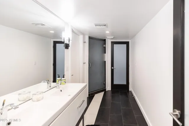 a kitchen with a stove and a microwave