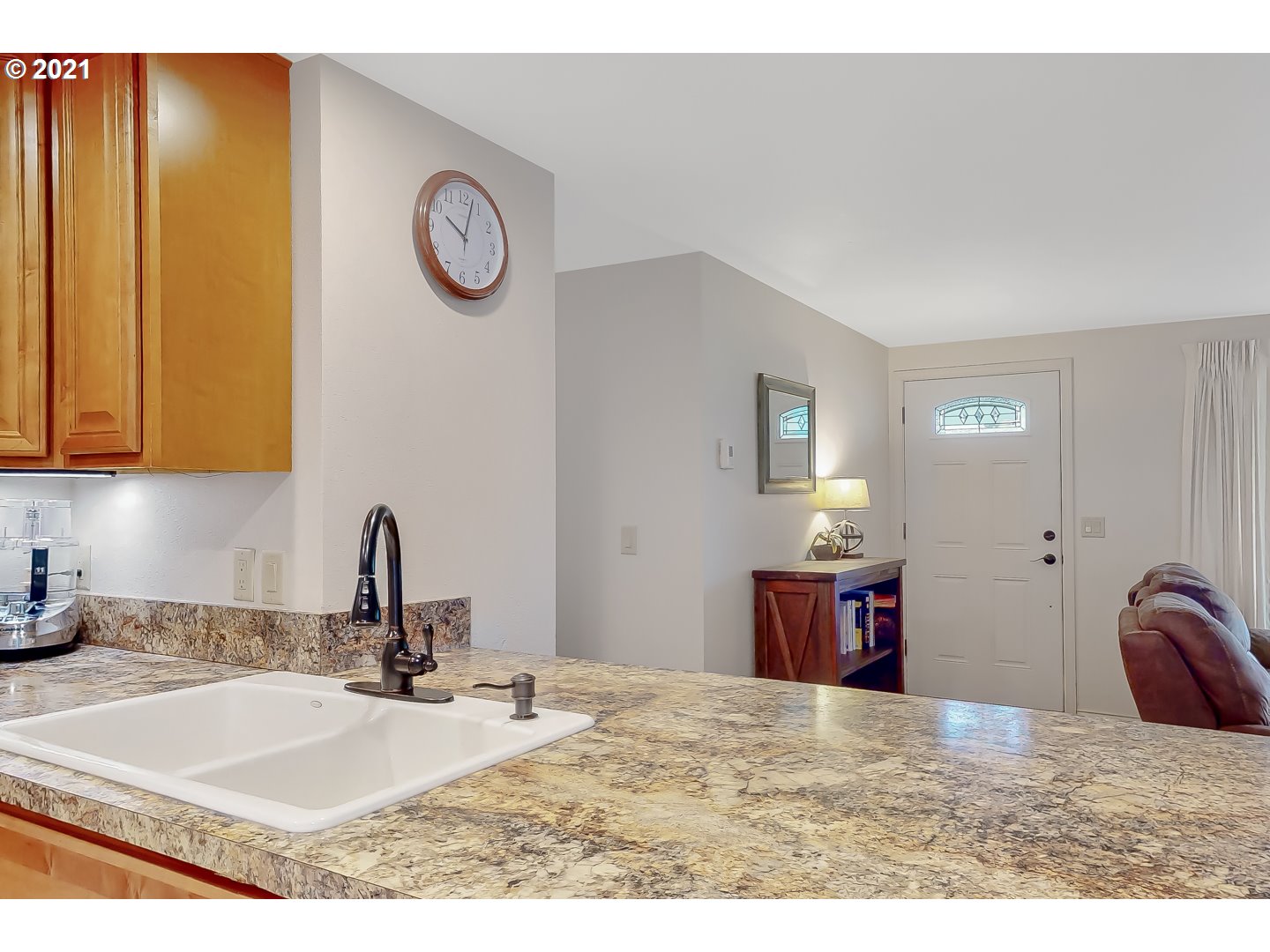 2486 York Street Eugene, OR 97404 - Photo 12 of 31 a view of a kitchen with a sink and cabinets