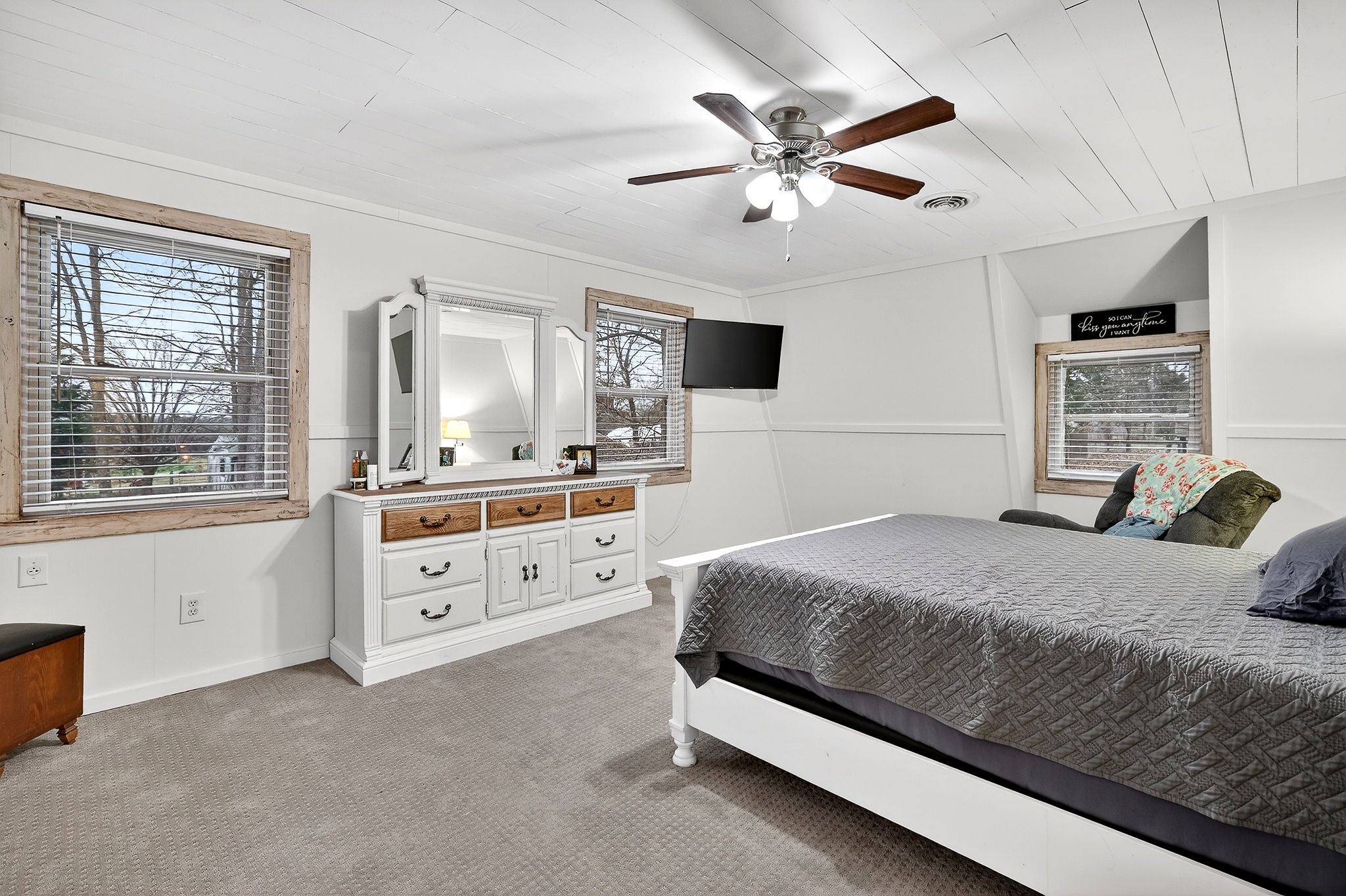 1399 Bethany Road McMinnville, TN 37110 - Photo 17 of 36 a bedroom with a bed a window and a dresser