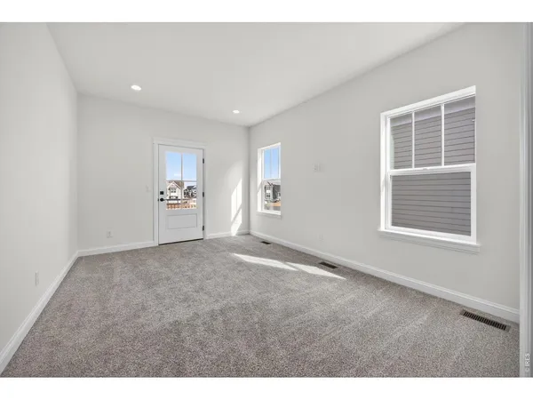 a view of an empty room