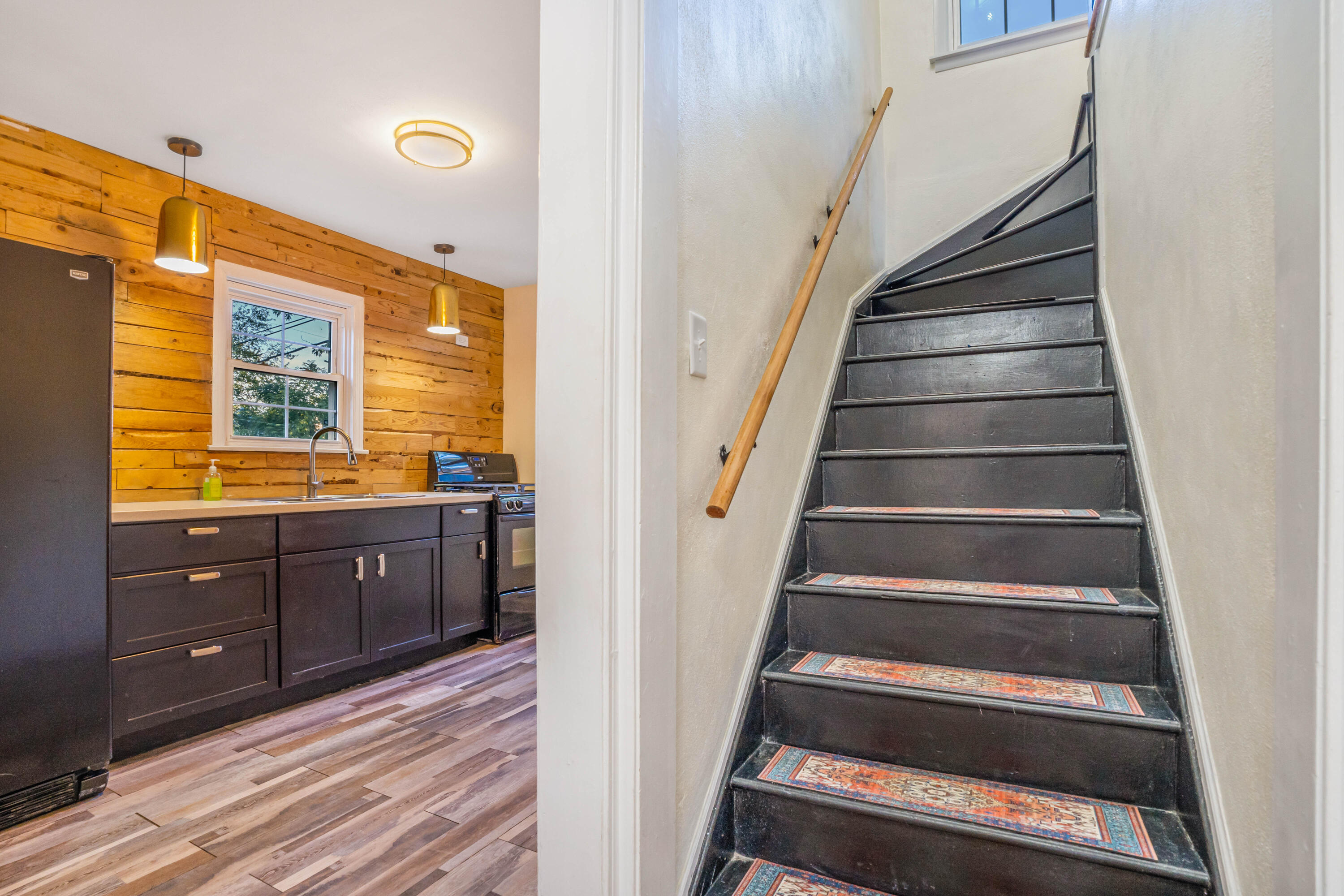 6734 Baring Avenue Hammond, IN 46324 - Photo 10 of 22 a view of entryway and hall with wooden floor