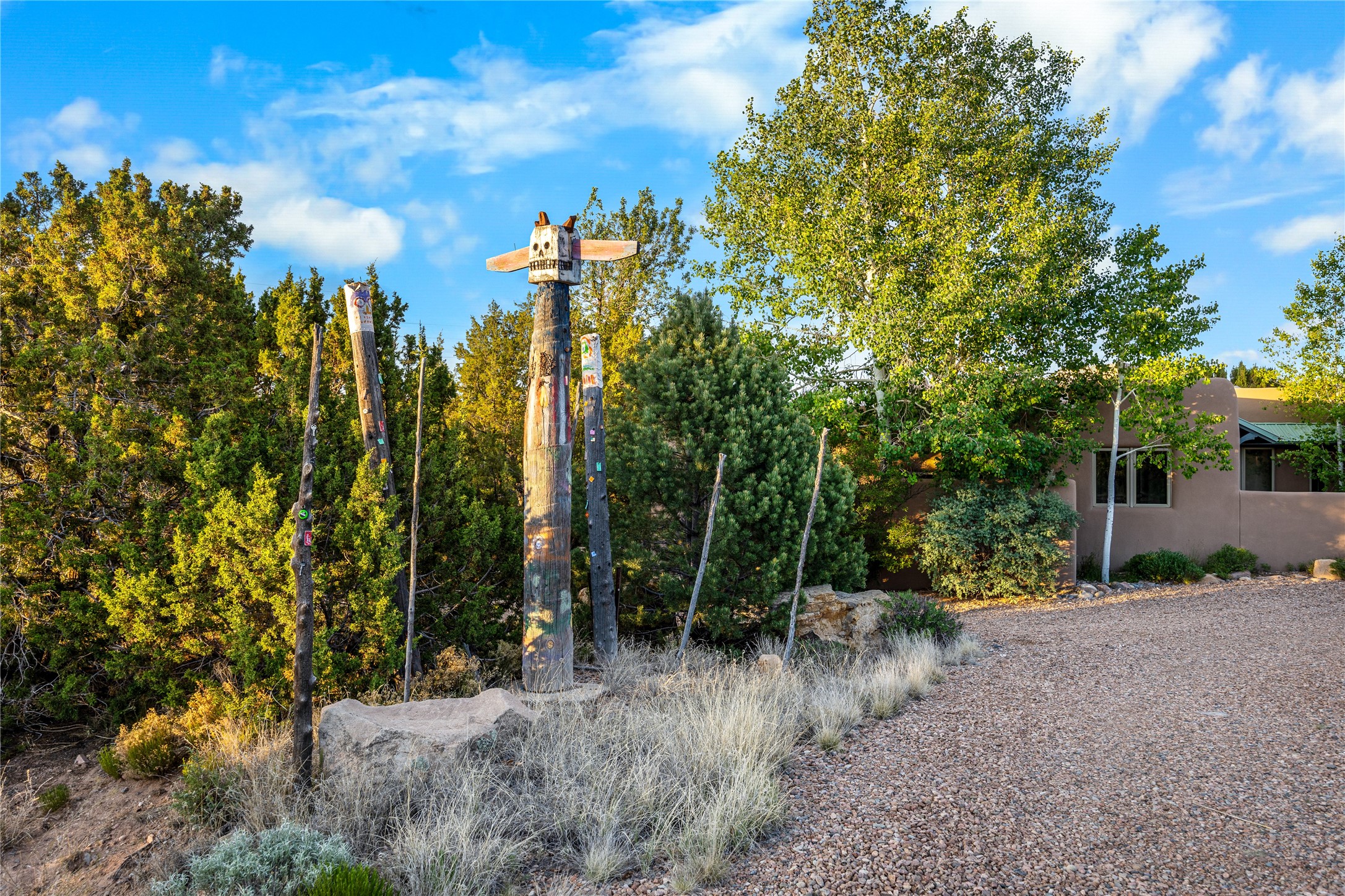 112 Coyote Ridge Trail Santa Fe, NM 87507 - Photo 4 of 54 Driveway entrance