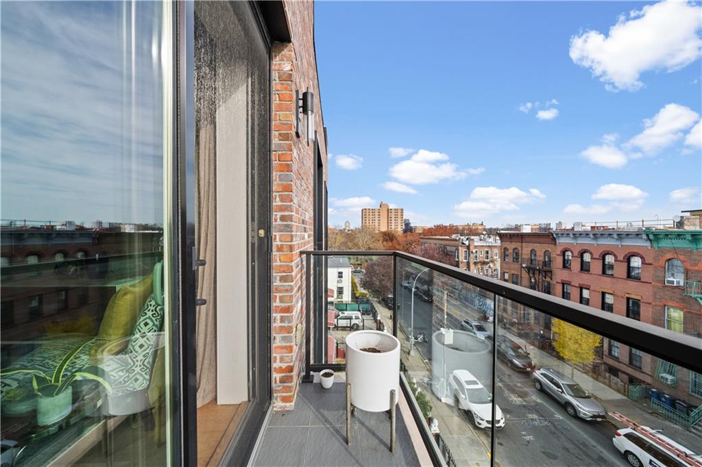 139 Grove Street, Unit 4F Brooklyn, NY 11221 - Photo 3 of 23 a view of city from balcony