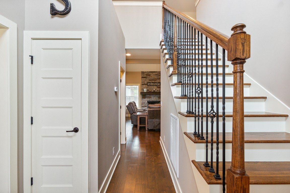 714 Pebble Point Road Lebanon, TN 37087 - Photo 11 of 45 a view of a hallway with wooden floor and windows