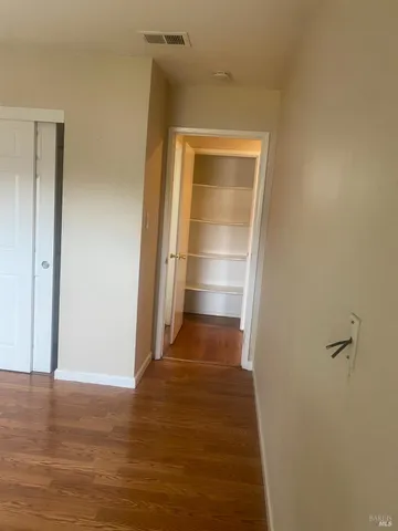 a view of wooden floor