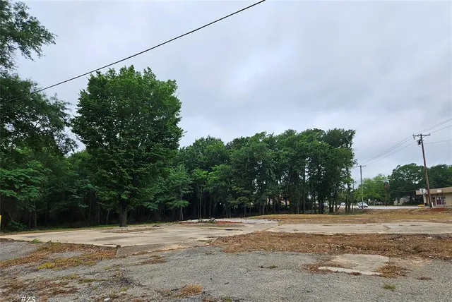 a view of a backyard of a house