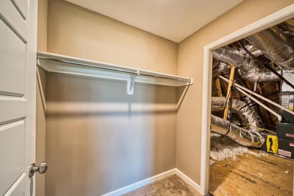 a view of water heater room