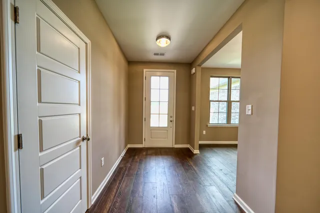 a view of livingroom with hardwood floor and window