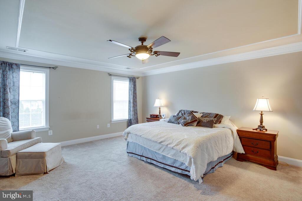 2009 Baythorne Road Prince Frederick, MD 20678 - Photo 12 of 39 Large Primary Bedroom with Crown Molding
