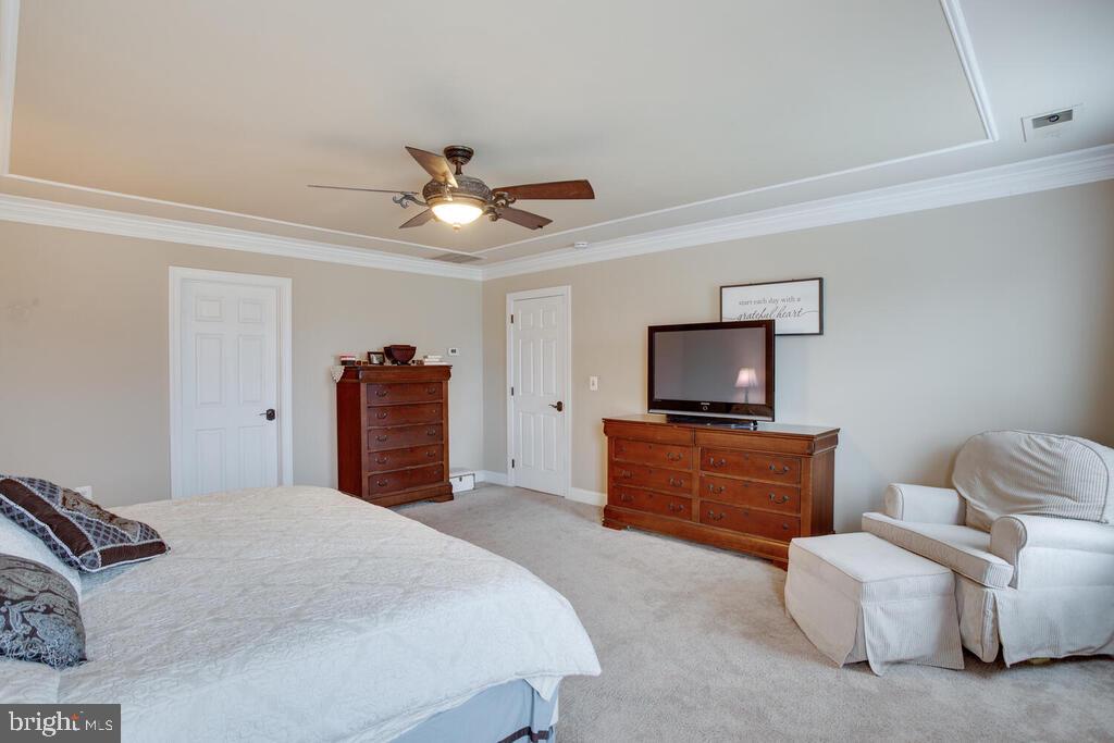2009 Baythorne Road Prince Frederick, MD 20678 - Photo 35 of 39 Primary Bedroom with decorative ceiling