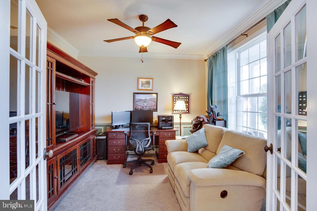 2009 Baythorne Road Prince Frederick, MD 20678 - Photo 6 of 39 Office on Main Level with French Doors