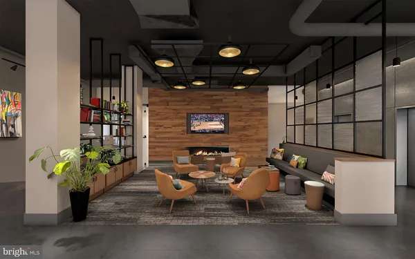 a living room filled with furniture