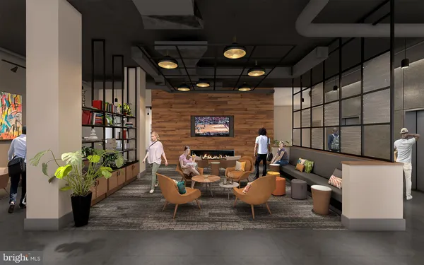 a living room filled with furniture