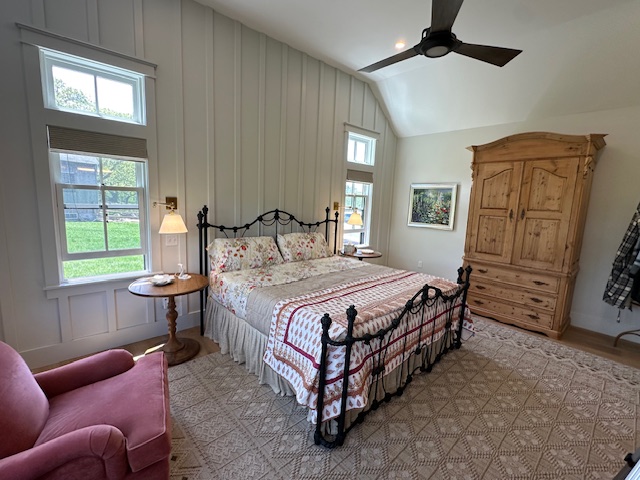 60 Meetinghouse Road Chilmark, MA 02535 - Photo 32 of 49 a bedroom with a bed couch and window