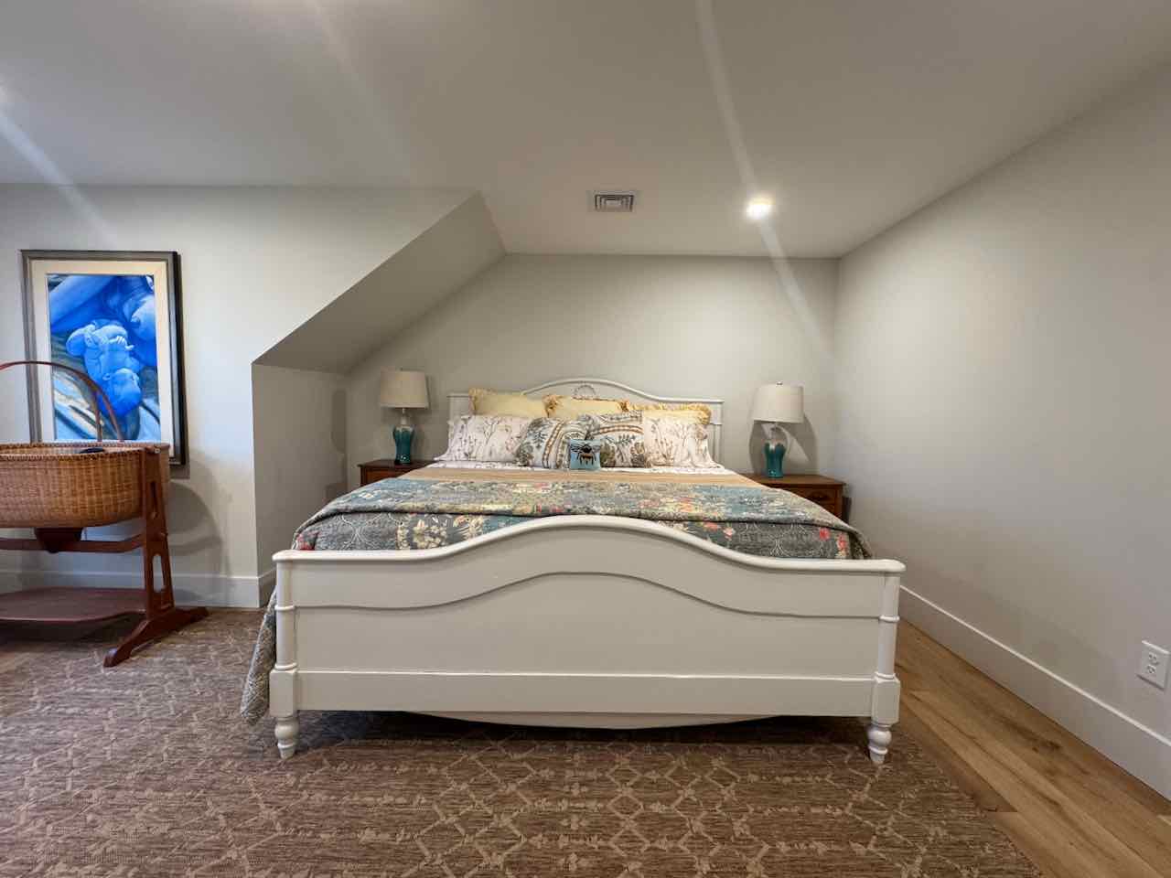 60 Meetinghouse Road Chilmark, MA 02535 - Photo 38 of 49 a bedroom with a bed and a table