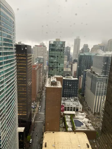 a view of a tall building