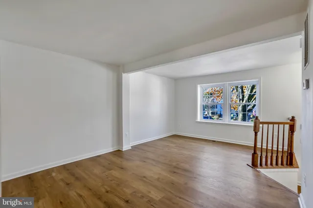 wooden floor in a room