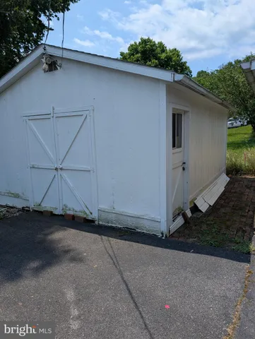 a backyard of a house
