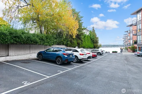 a view of cars parked on a street