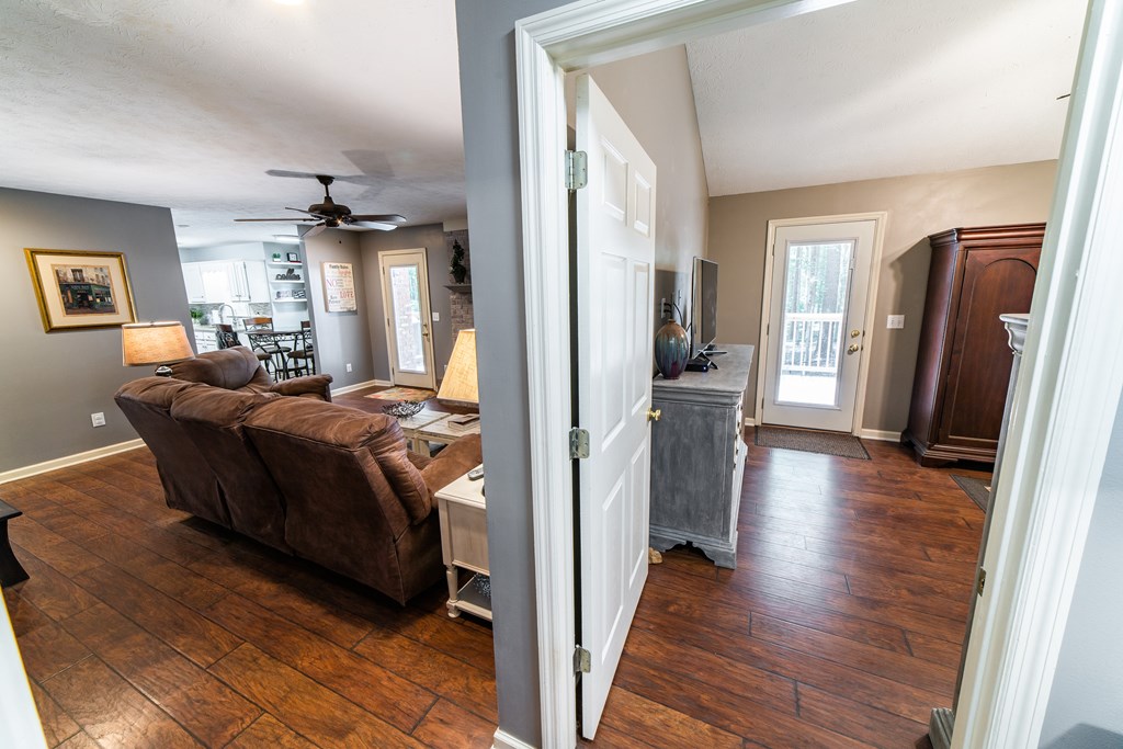 1842 Plantation Creek Road Fortson, GA 31808 - Photo 27 of 52 HALL VIEW OF FAMILY ROOM AND MASTER BEDROOM ENTRAN