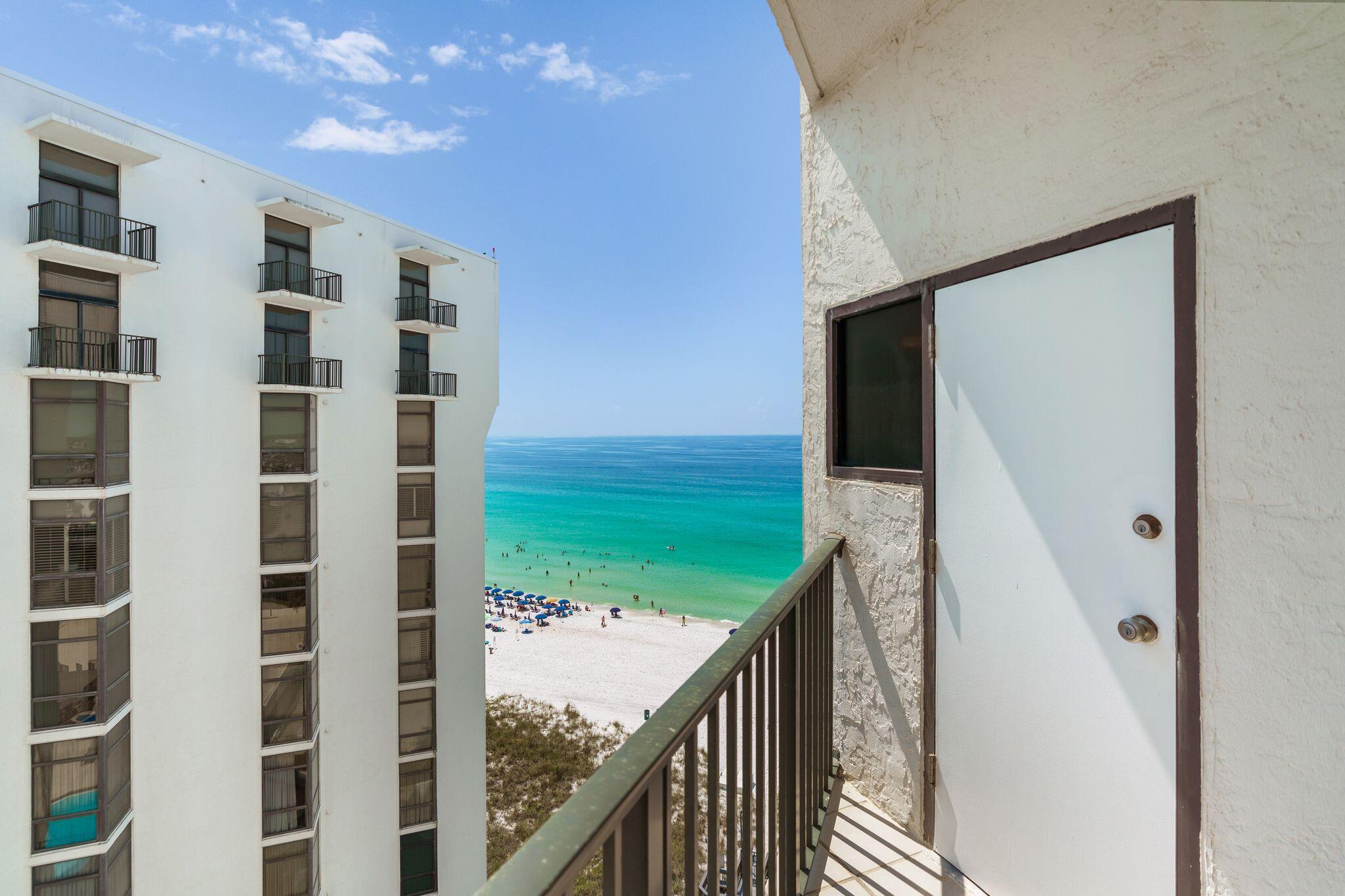 950 Highway 98, Unit 7101 Destin, FL 32541 - Photo 19 of 74 a view of balcony with flat screen tv