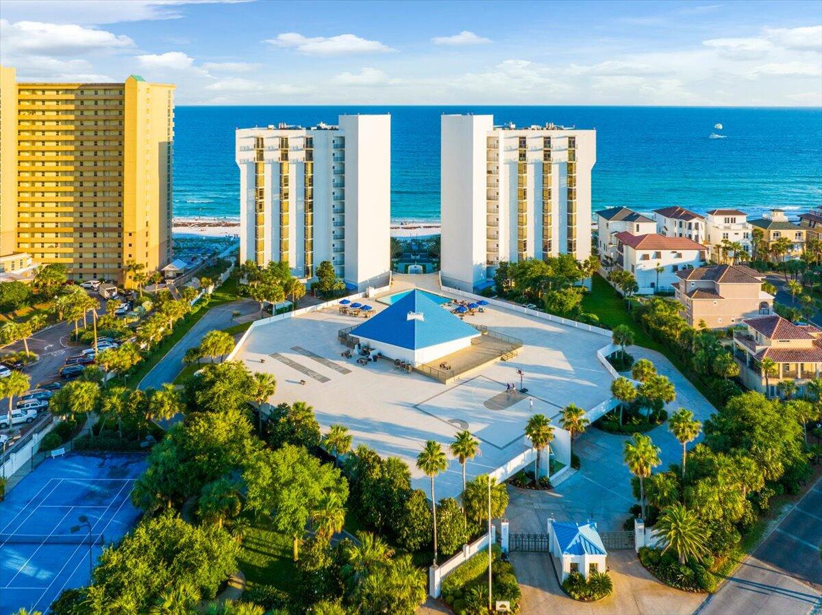 950 Highway 98, Unit 7101 Destin, FL 32541 - Photo 54 of 74 a view of swimming pool with outdoor seating