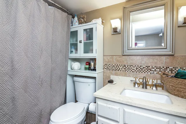 a bathroom with a sink and a toilet