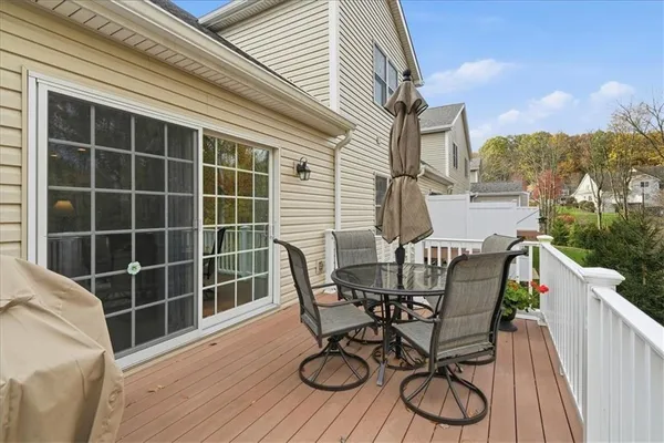a view of balcony and deck