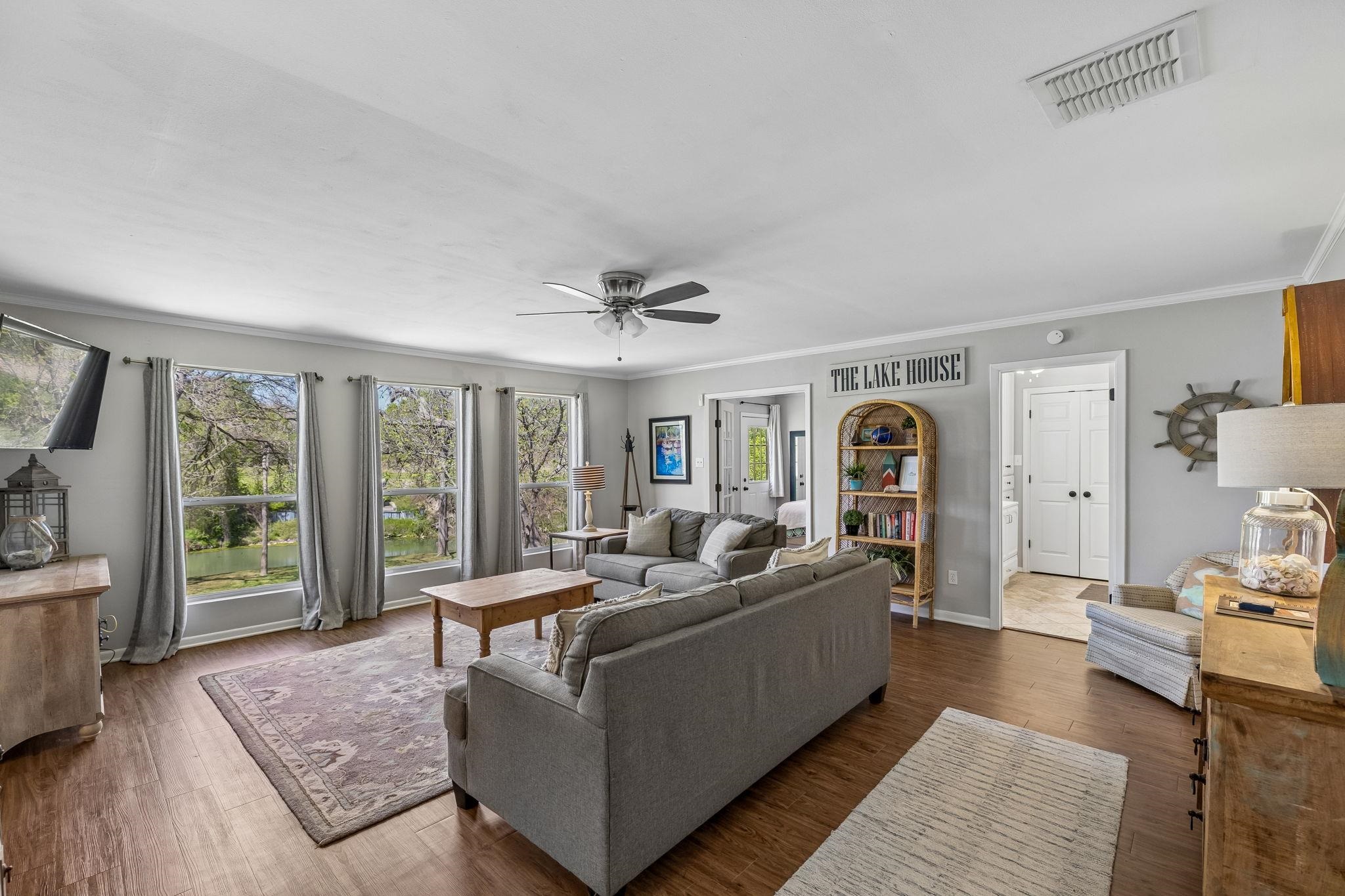 146 Antelope Lane Seguin, TX 78155 - Photo 13 of 28 a living room with furniture and a large window