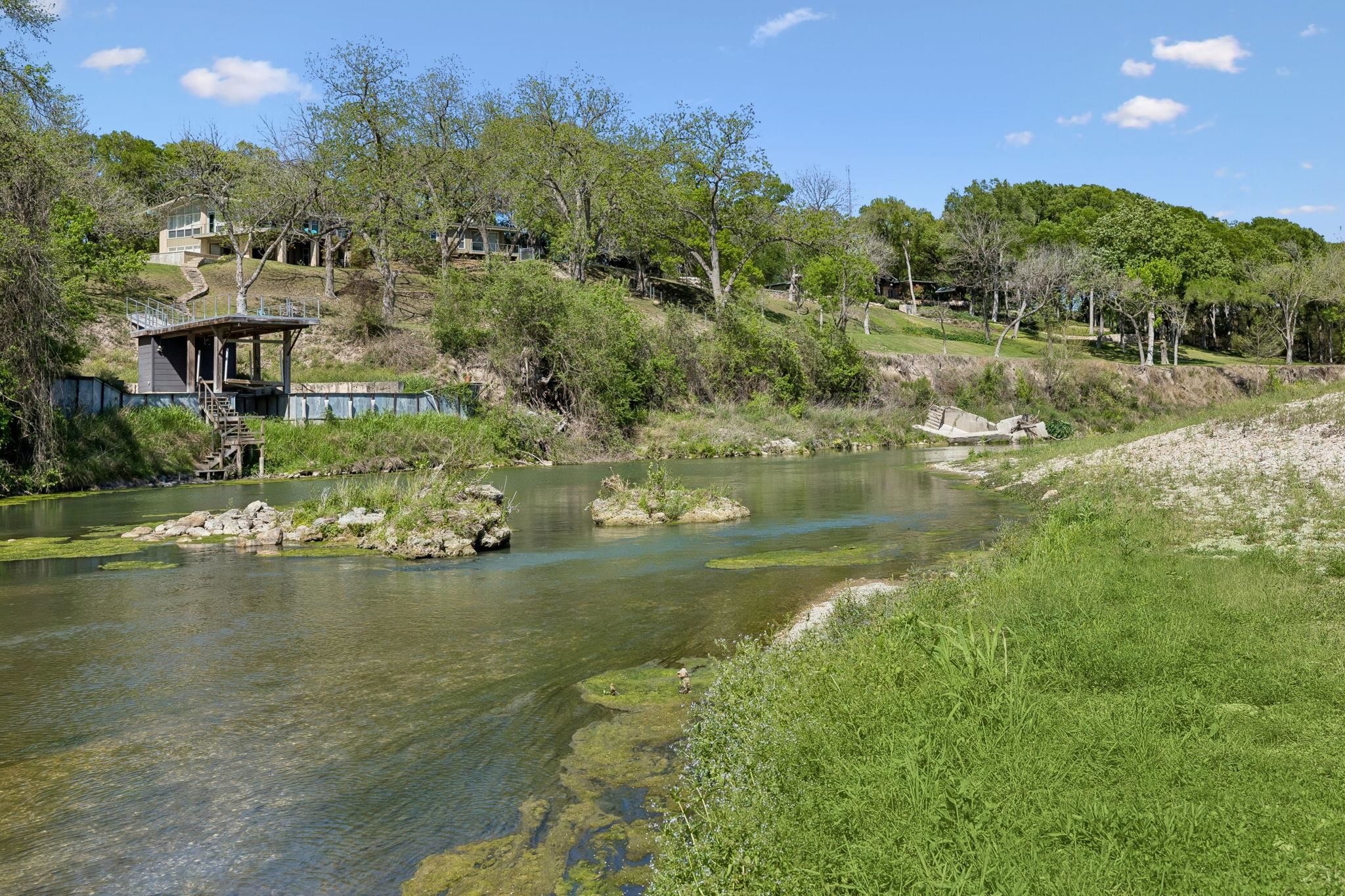 146 Antelope Lane Seguin, TX 78155 - Photo 3 of 28 a view of a lake with houses