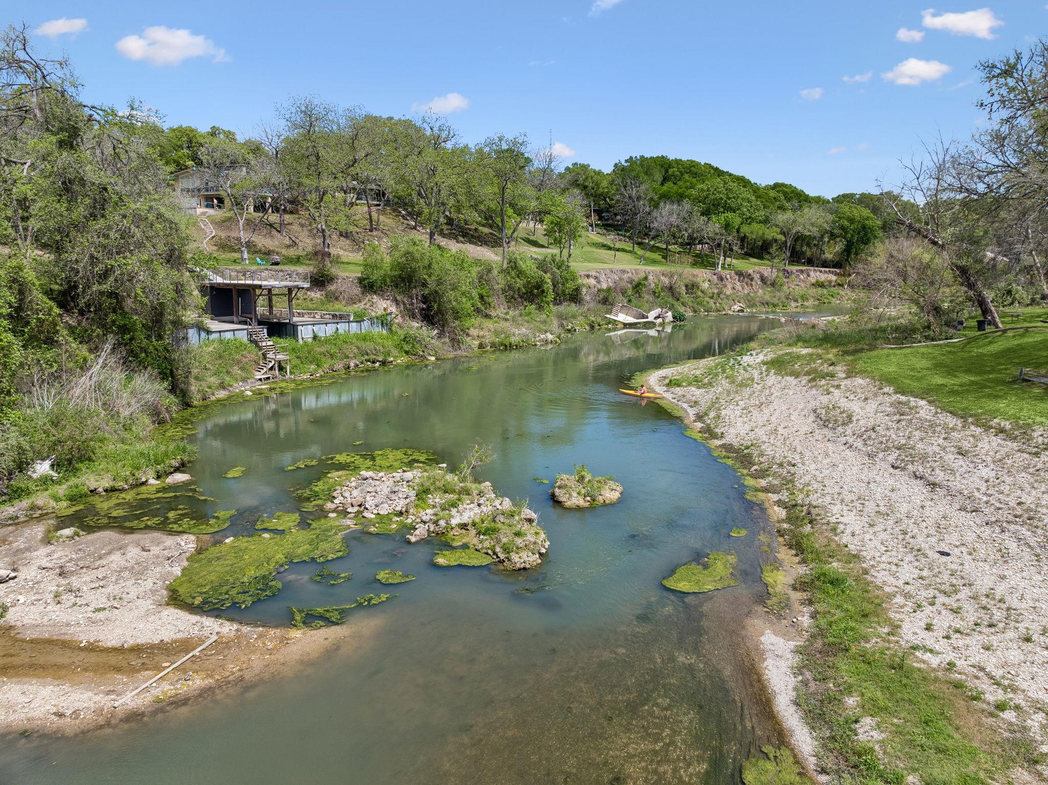 146 Antelope Lane Seguin, TX 78155 - Photo 4 of 28 an aerial view of a house with a lake view