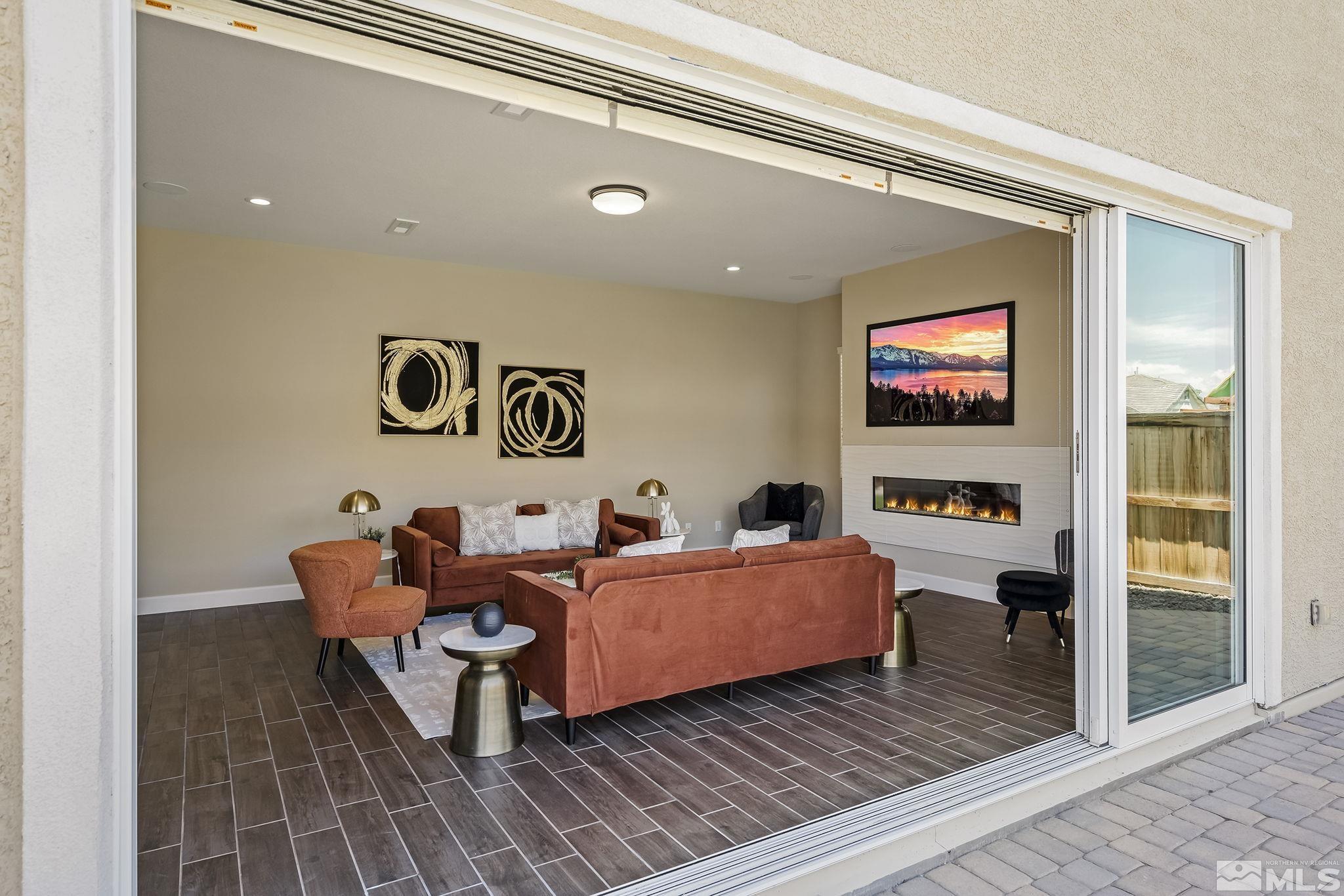 2995 Bonfire Lane Reno, NV 89521 - Photo 13 of 40 a living room with furniture and a flat screen tv