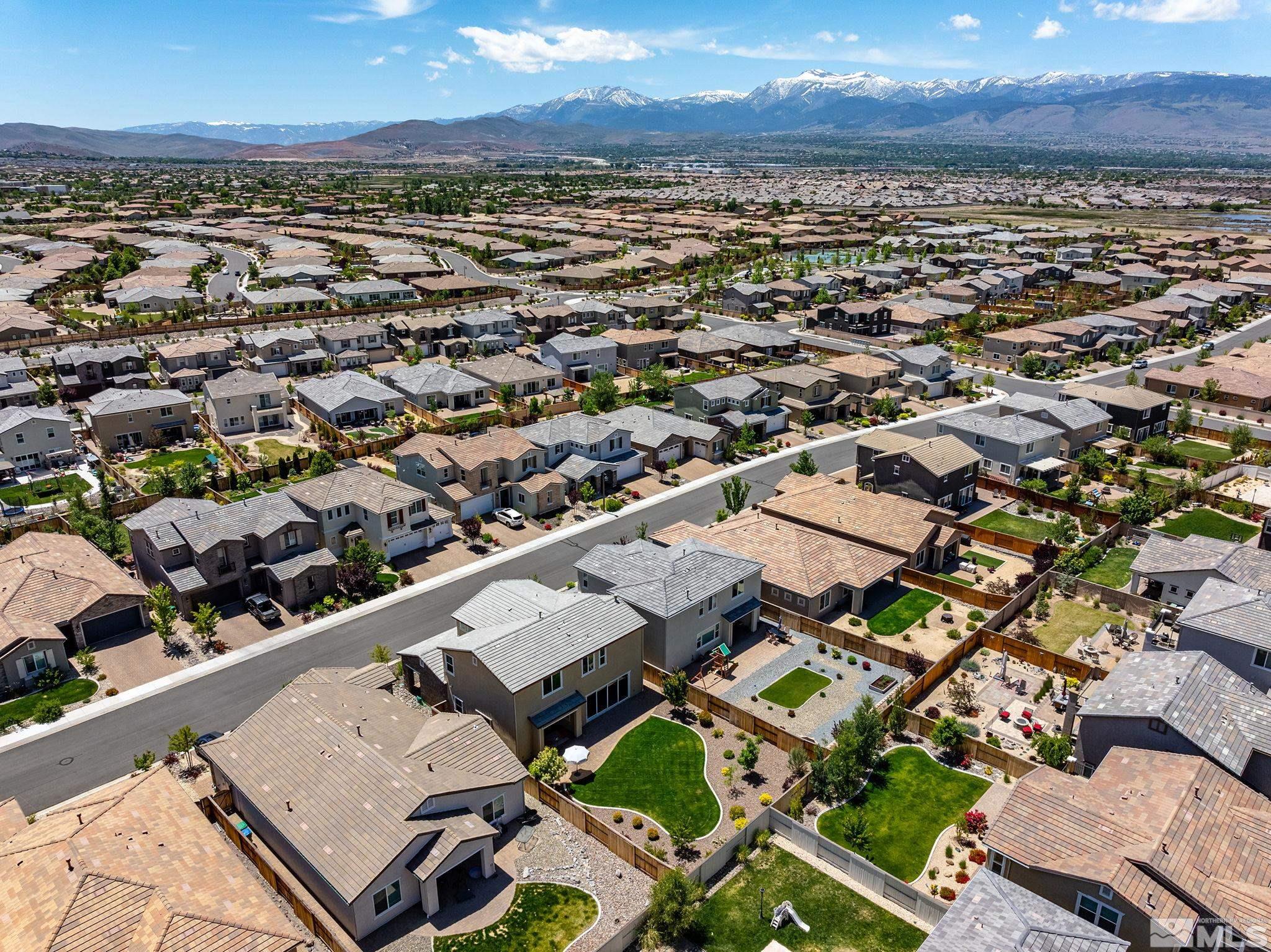 2995 Bonfire Lane Reno, NV 89521 - Photo 36 of 40 an aerial view of multiple house