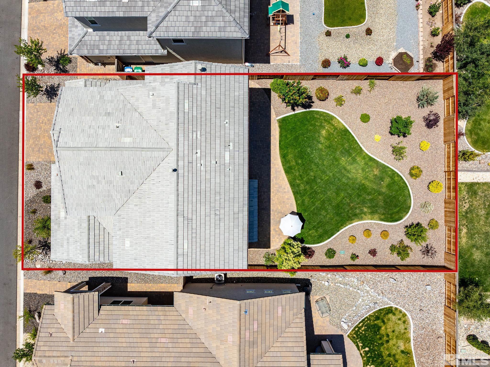 2995 Bonfire Lane Reno, NV 89521 - Photo 5 of 40 an aerial view of a highlighted house