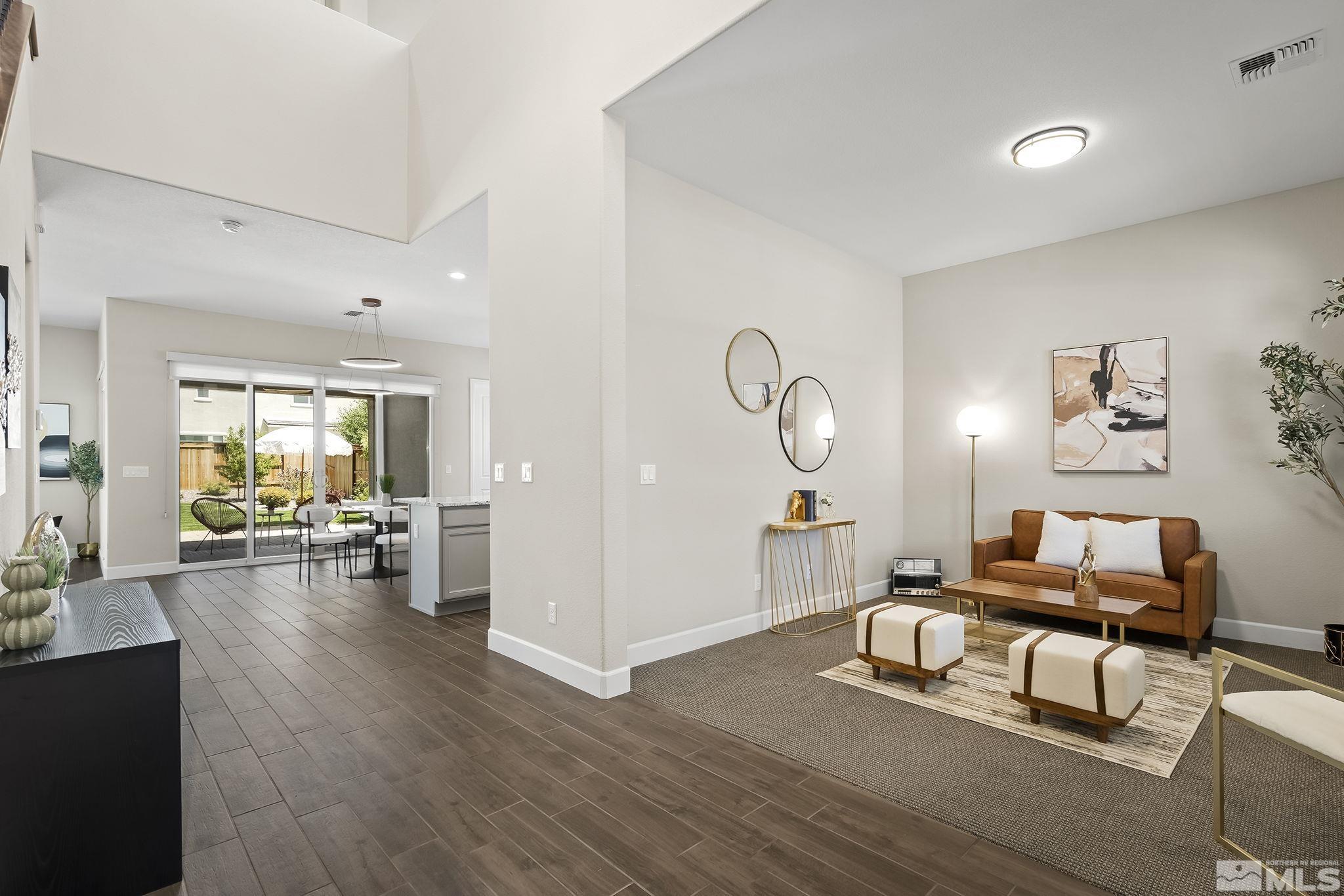 2995 Bonfire Lane Reno, NV 89521 - Photo 6 of 40 a living room with furniture and wooden floor