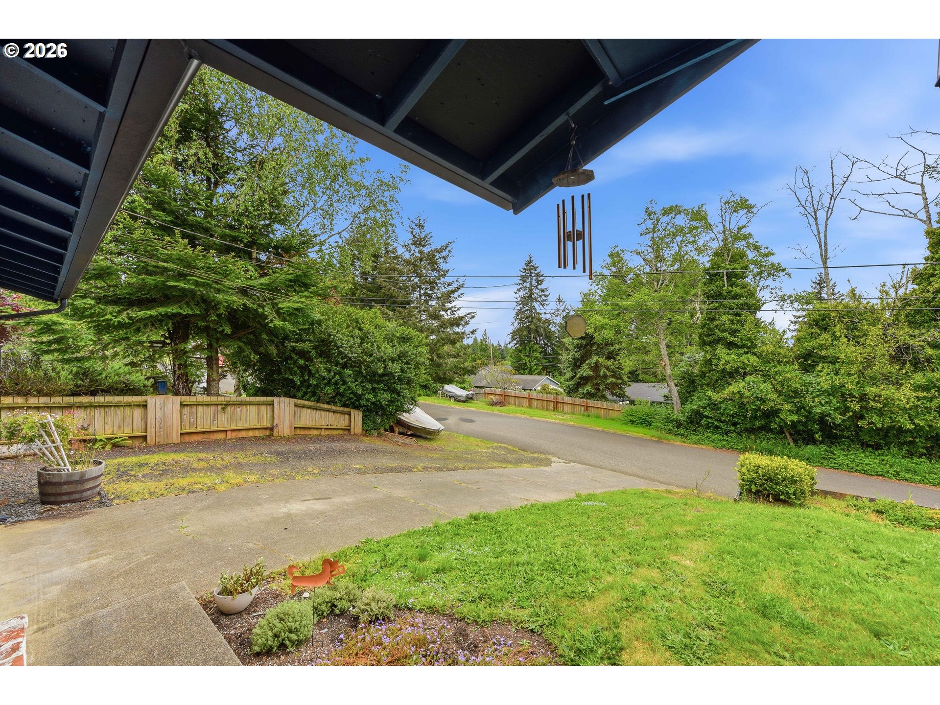 192 North Wood Ridge Road Coquille, OR 97423 - Photo 41 of 42 a view of a backyard of the house