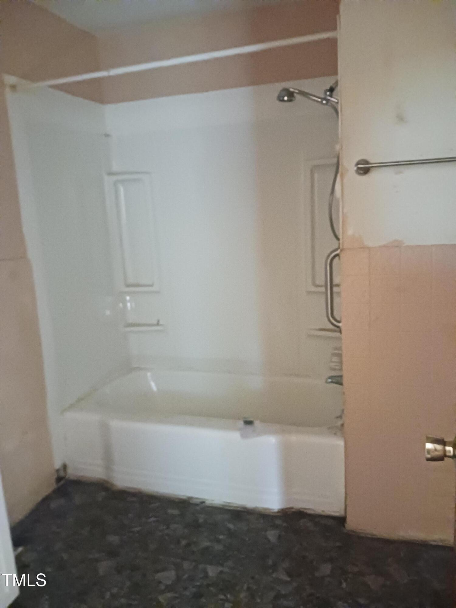 241 Cooke Circle Rich Square, NC 27869 - Photo 7 of 10 a bathroom with a shower and a bath tub