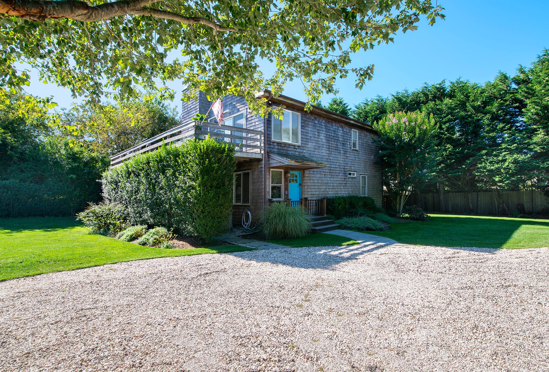 28 Ditch Plains Road Montauk, NY 11954 - Photo 17 of 30 a front view of house with yard and green space
